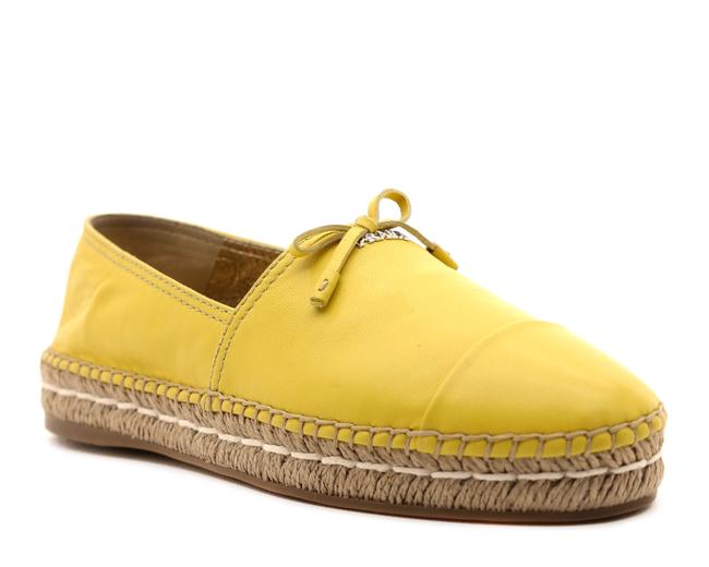 Prada Yellow Donna Espadrilles Flats