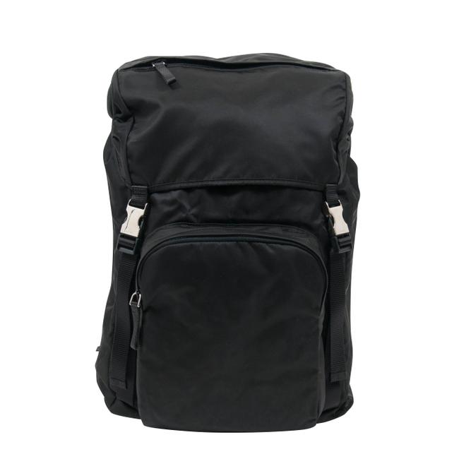 Prada Zip Black Nylon Backpack