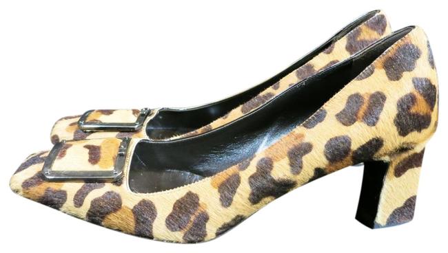 Prada Animal Print Fur Pumps