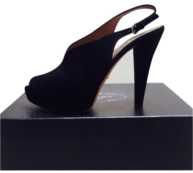 Prada Blac Scamosciato Chi1kp140 Pumps