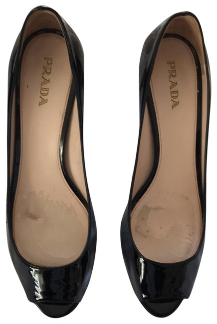 Prada Black 1k257c Vernice Pumps