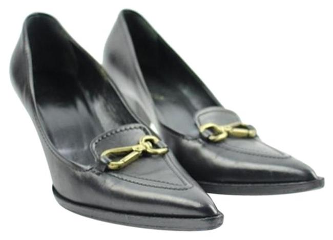 Prada Black Antique Nero Calf 54gga1020 Pumps