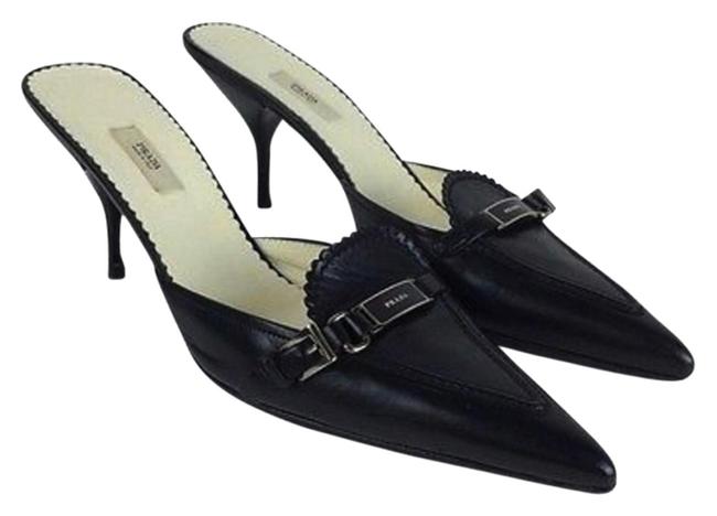Prada Black Calzature Donna Scamosciato MulesSlides