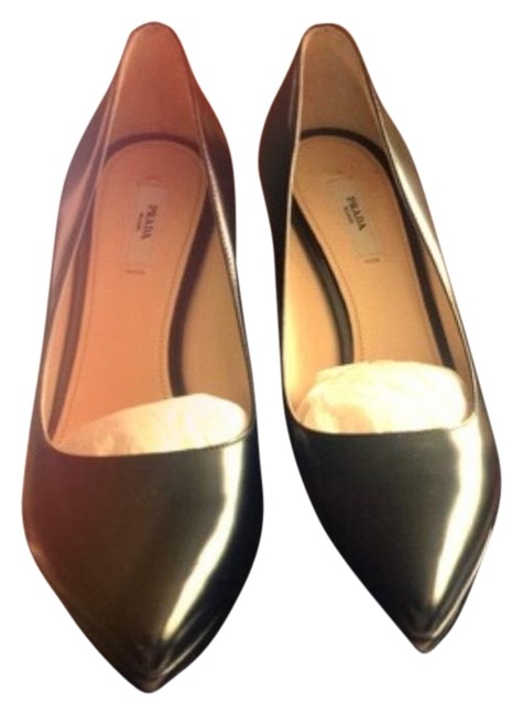 Prada Black Donna Calzature Spazzolato Pumps