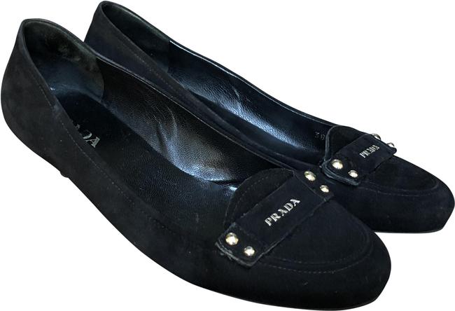 Prada Black Kitten Heels Pumps