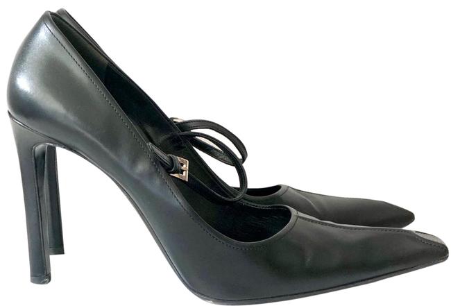 Prada Black Mary Jane Stiletto Pumps