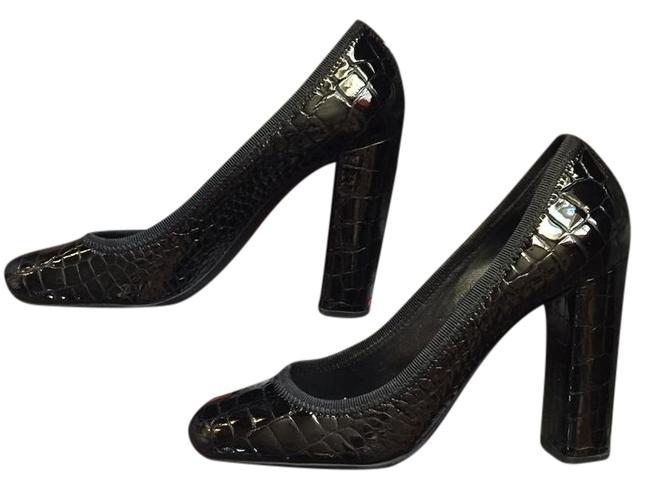 Prada Black Patent Calzature Donna Pumps