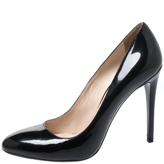 Prada Black Patent Leather 385 Pumps