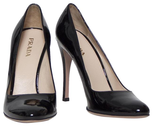 Prada Black Patent Leather Vernice Pumps