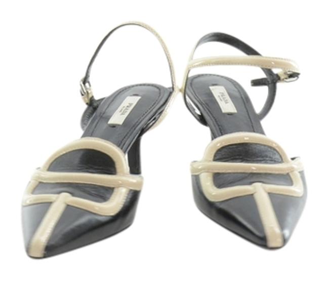 Prada Black Slingback Sandals Pumps