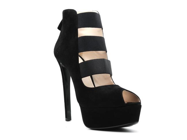Prada Black Stiletto Strappy Pumps