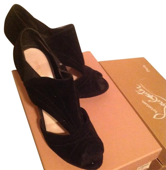 Prada Black Suede Coming with Dust Bag Pumps