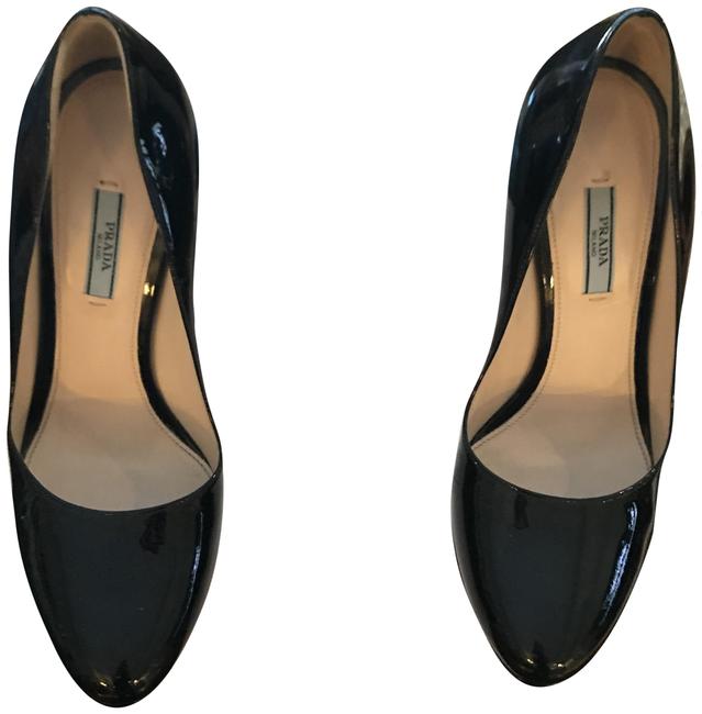 Prada Black Vernice Pumps