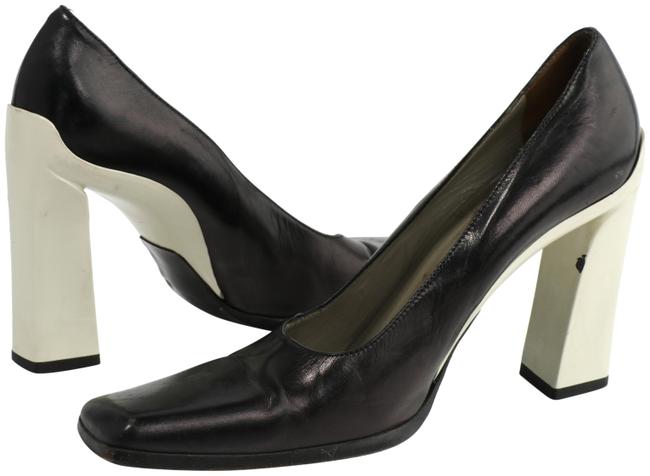 Prada Black Vintage Chunky Pumps