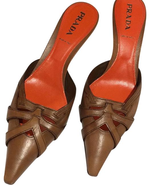 Prada Brown Calzature Donna MulesSlides