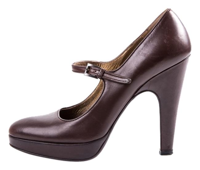 Prada Brown Mary jane Classic Pumps