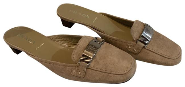 Prada Brown Suede Loafers 365 Italian MulesSlides