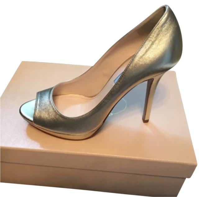 Prada Gold New Calzature Donna Upc 051077944041 Pumps