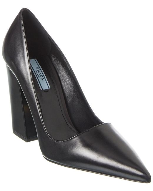 Prada Leather 1i209m 07i F0002 105 Pumps