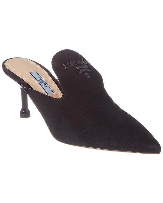 Prada Leather Pointy toe 1s538l 065 F0002 MulesSlides