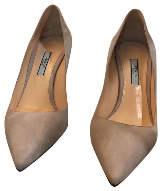 Prada Light Grey Nube Calzature Donna Pumps