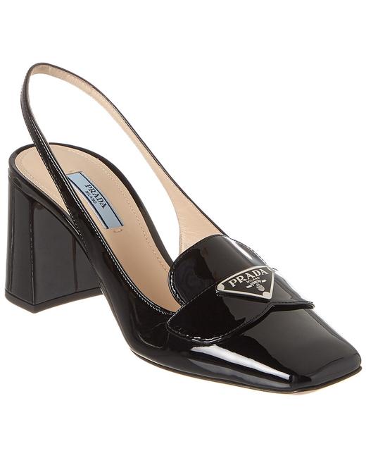 Prada Logo Patent Slingback 1d016m 069 F0002 070 Pumps