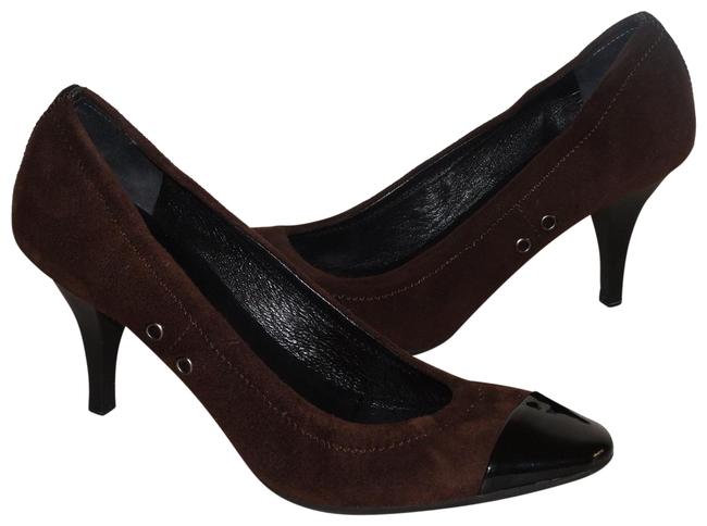 Prada Moro Pointed Toe Suede Pumps