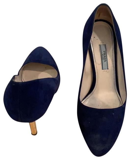 Prada Navy Calzature Donna Pumps