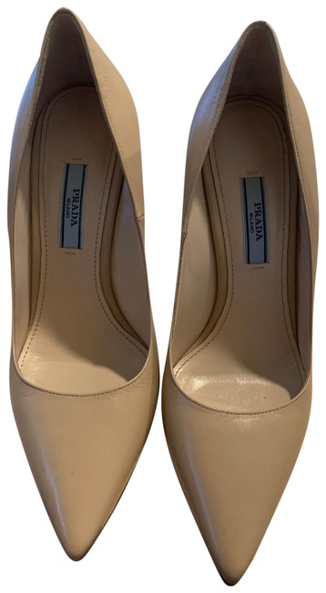 Prada Nude Classic Pumps