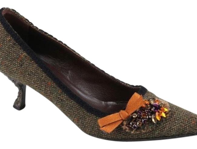 Prada OliveBlack Calzature Donna Pumps