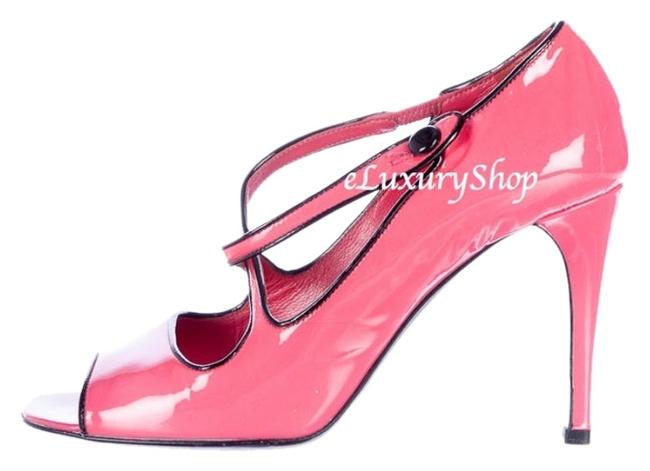 Prada Hot Pink Patent Leather Pumps