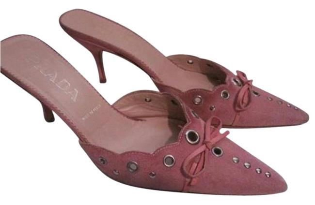 Prada Pink Suede New ShoesDesigner Pumps