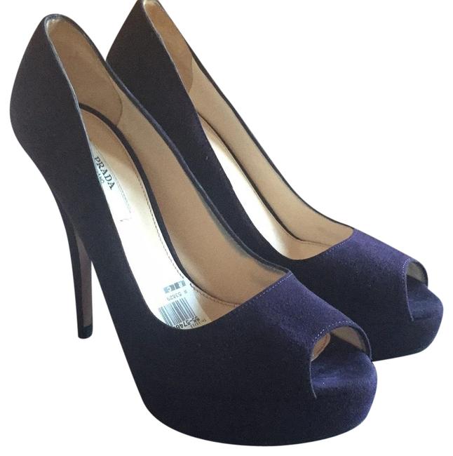 Prada Purple 1k882b Pumps