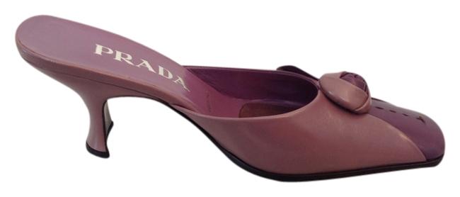 Prada Purple Lilac MulesSlides