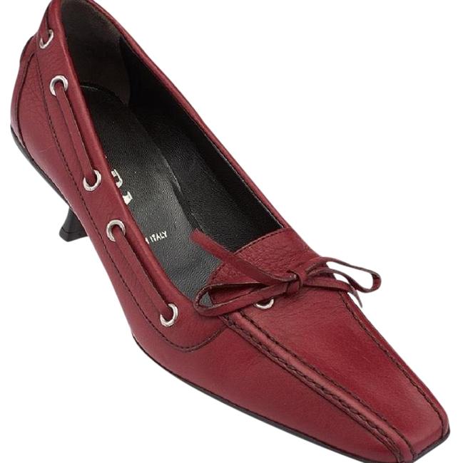 Prada Red In Italy Pumps