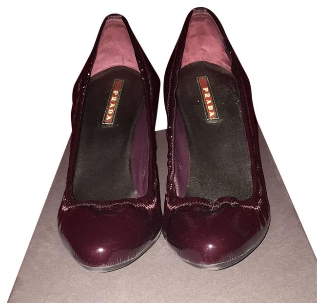 Prada Ribes Burgundy Calzature Donna Pumps