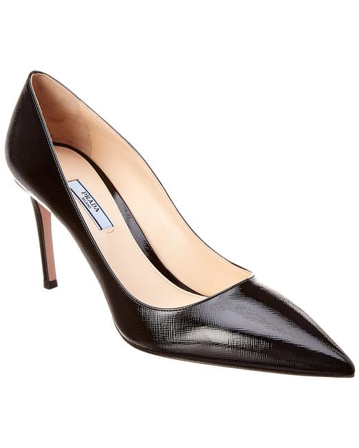 Prada Saffiano Leather Pointy toe Xxx Pumps