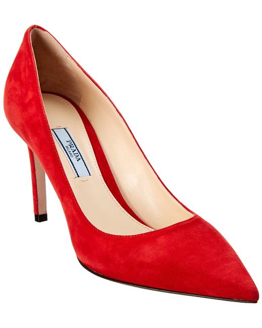 Prada Suede Pointy toe 1i834i 008 F0011 085 Pumps
