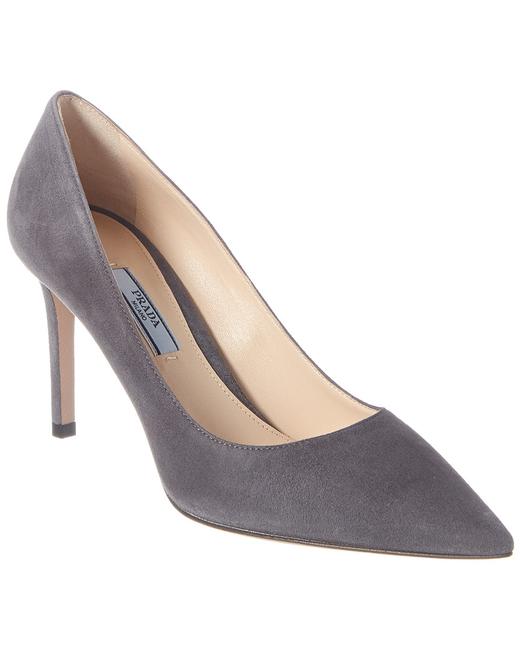 Prada Suede Pointy toe 1i834i 008 F0471 Pumps