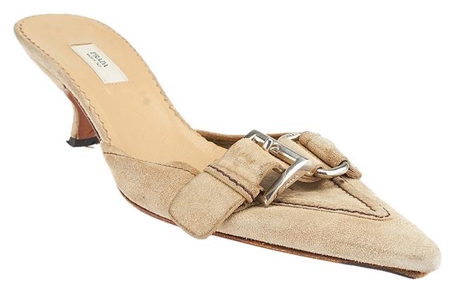 Prada Taupe 365 45672 MulesSlides