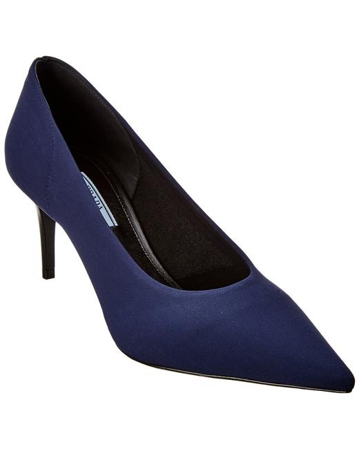 Prada Technical Fabric Pointy toe 1i228l 3kq6 F0008 Pumps