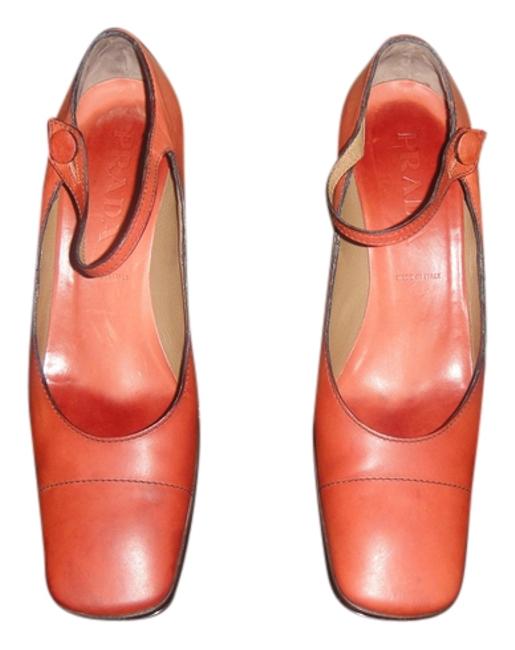 Prada Terracotta Vitello England 8 85 Pumps