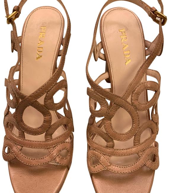 Prada Beige Na Sandals