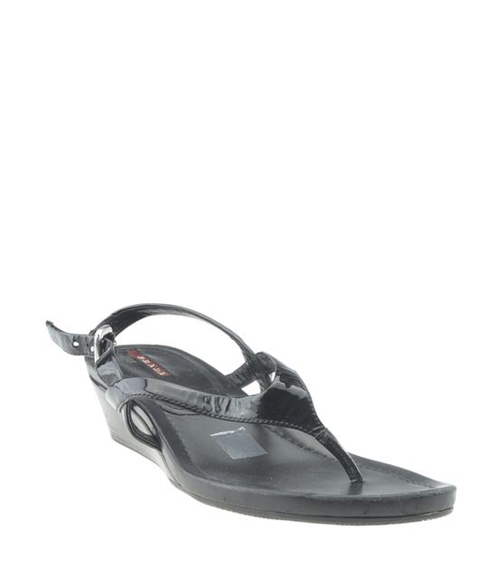 Prada Black 3y5038 Leather 395 166807 Sandals