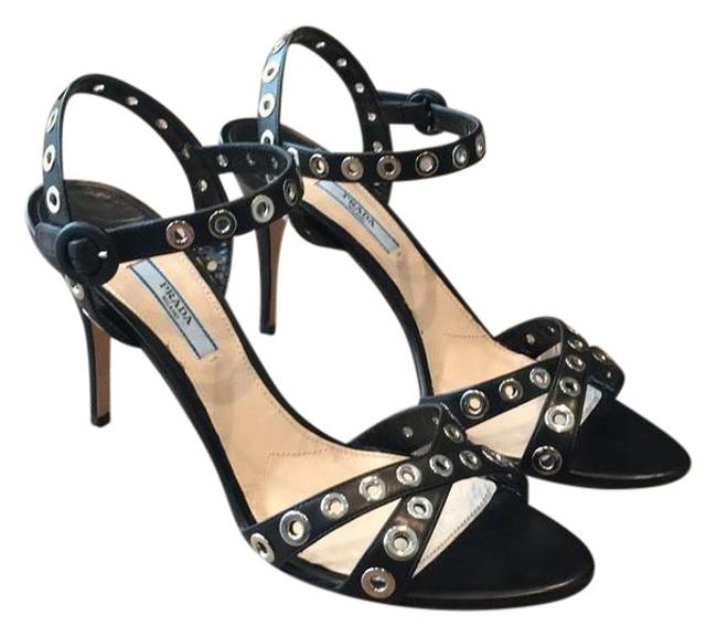 Prada Black Lux Calzature Donna1x486gNeroVitlux Sandals