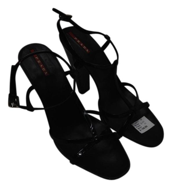 Prada Black Made In Italy Sandals