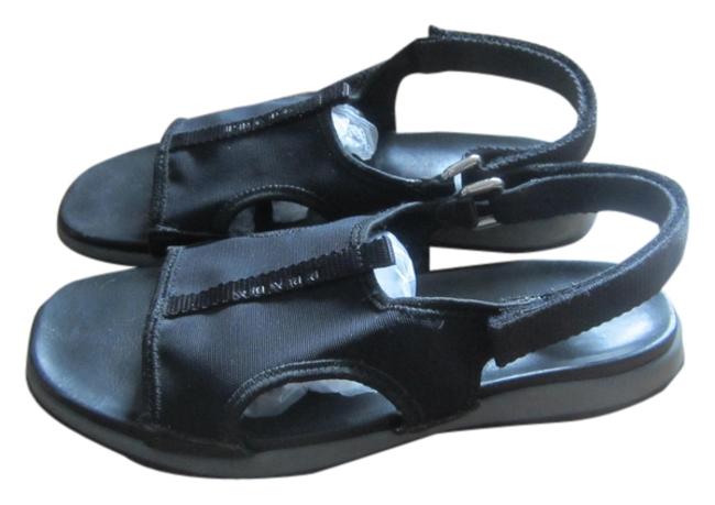 Prada Black Sporty Sandals