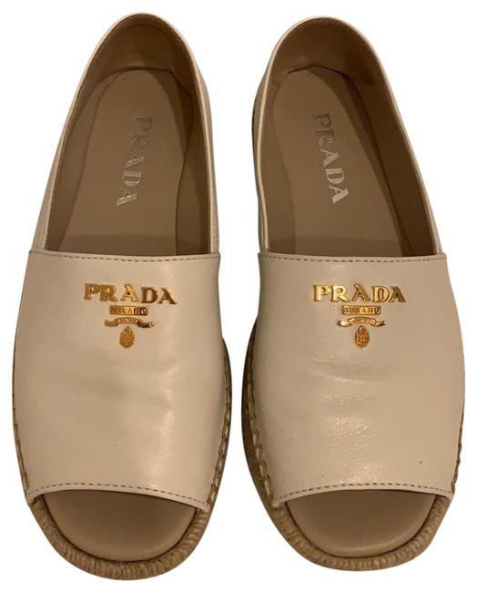 Prada Blanco Espadrille Sandals