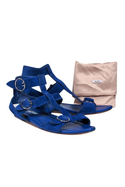 Prada Blue Sandals0