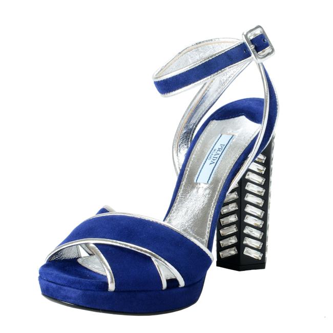 Prada Blue Shoes 2576 Sandals